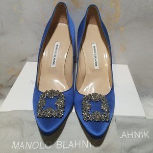 MANOLO BLAHNIK HANGISI SIZE EU42.5/US10.5